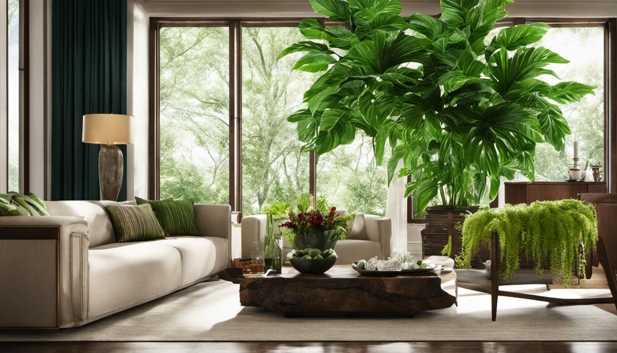 A variety of lush green plants positioned near a window with natural light, showcasing their vibrant foliage and adding life and color to the room.